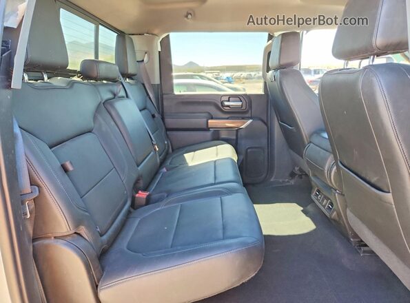 1GC4YNE7XLF330906 2020 CHEVROLET SILVERADO Серебряный Вид задних сидений