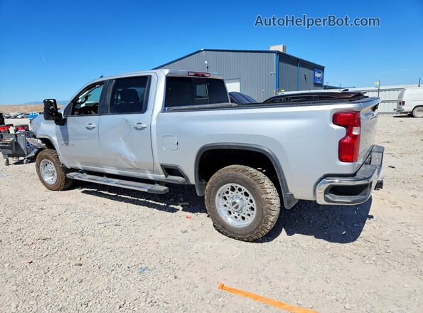 1GC4YNE7XLF330906 2020 CHEVROLET SILVERADO Серебряный Задняя левая четверть