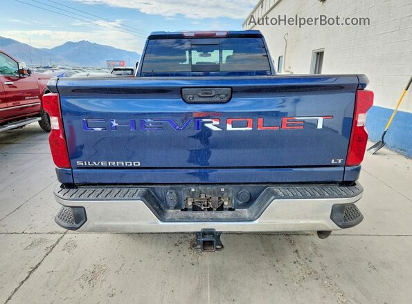 1GC4YNEY9NF216133 2022 CHEVROLET SILVERADO Blue Widok z tyłu