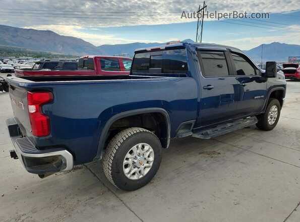 1GC4YNEY9NF216133 2022 CHEVROLET SILVERADO Blue Tył prawy