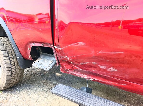 1GC4YPE71LF135093 2020 CHEVROLET SILVERADO Красный Вид подкапотного пространства