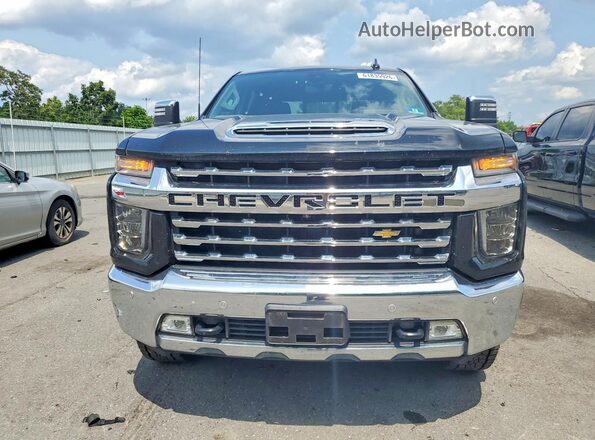 1GC4YPE72LF144854 2020 CHEVROLET SILVERADO Black Вид спереду