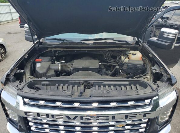 1GC4YPE72LF144854 2020 CHEVROLET SILVERADO Black Вид задньої частини салону