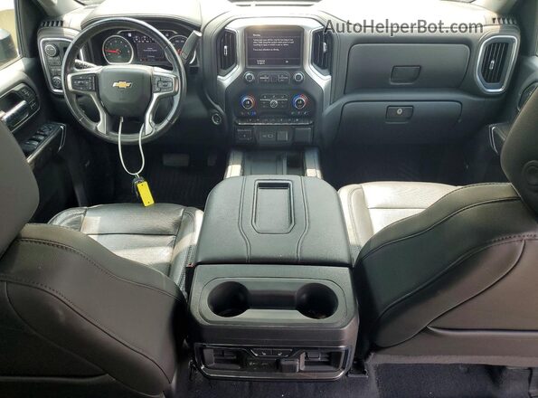 1GC4YPE72LF144854 2020 CHEVROLET SILVERADO Black Вид панелі приладів