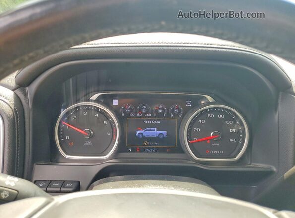 1GC4YPE72LF144854 2020 CHEVROLET SILVERADO Black Вид щитка приладів