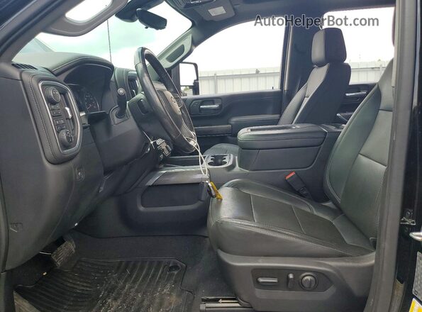 1GC4YPE72LF144854 2020 CHEVROLET SILVERADO Black Вид салону спереду