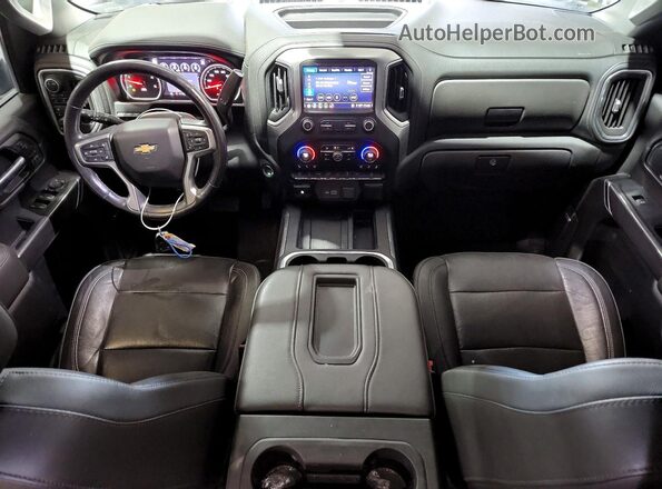 1GC4YPEY0LF143324 2020 CHEVROLET SILVERADO Blue წინა პანელის ხედი
