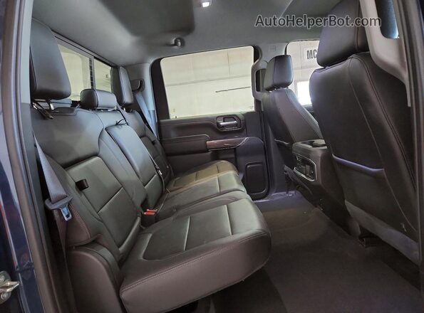 1GC4YPEY0LF143324 2020 CHEVROLET SILVERADO Blue უკანა სავარძლების ხედი