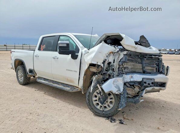 1GC4YPEY9LF270105 2020 CHEVROLET SILVERADO White წინა მარჯვენა