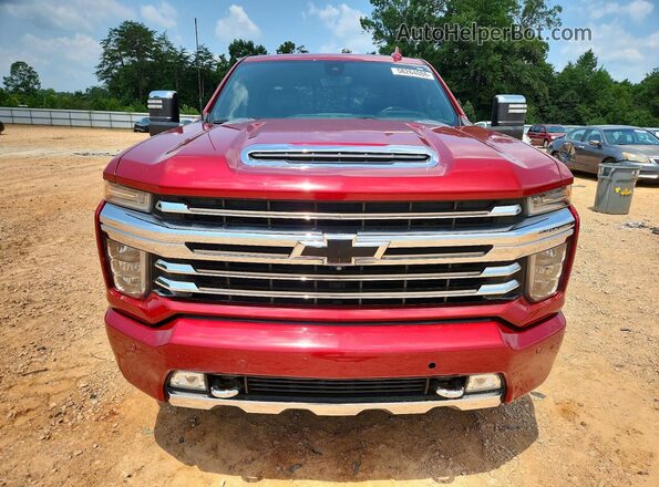 1GC4YRE7XLF135735 2020 CHEVROLET SILVERADO Red Դիմացի տեսք