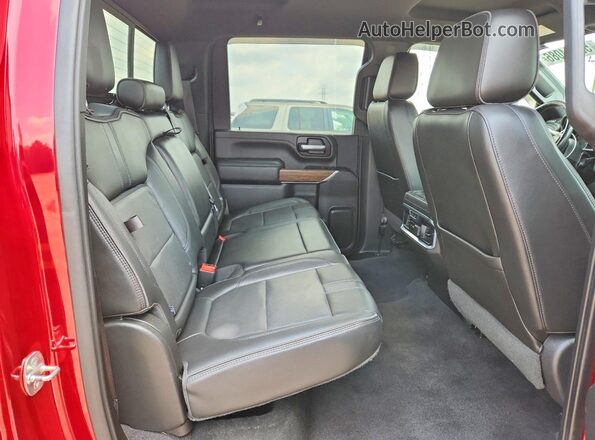 1GC4YRE7XLF135735 2020 CHEVROLET SILVERADO Red Հետևի նստատեղերի տեսք