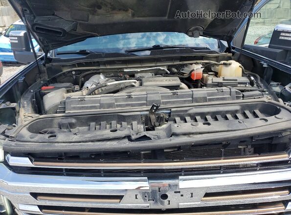 1GC4YREY1MF244109 2021 CHEVROLET SILVERADO Blue Rear interior view