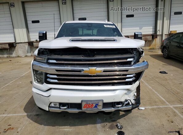 1GC4YREY2LF128240 2020 CHEVROLET SILVERADO White Դիմացի տեսք