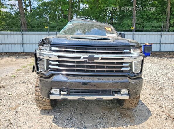 1GC4YREY5PF140372 2023 CHEVROLET SILVERADO Black Front view