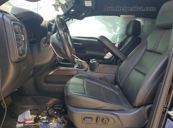 1GC4YREY5PF140372 2023 CHEVROLET SILVERADO Black Front interior view