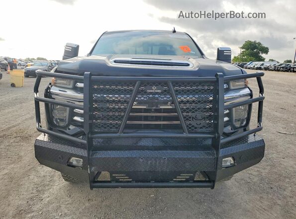 1GC4YREY6LF159636 2020 CHEVROLET SILVERADO Black Դիմացի տեսք