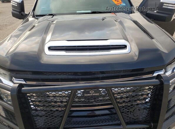1GC4YREY6LF159636 2020 CHEVROLET SILVERADO Black Սալոնի հետևի տեսք
