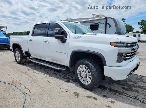 1GC4YREY7LF100899 2020 CHEVROLET SILVERADO White Передня права чверть