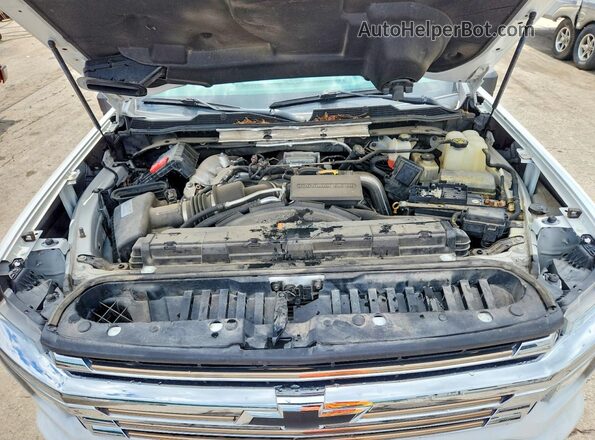 1GC4YREY7LF100899 2020 CHEVROLET SILVERADO White Вид задньої частини салону