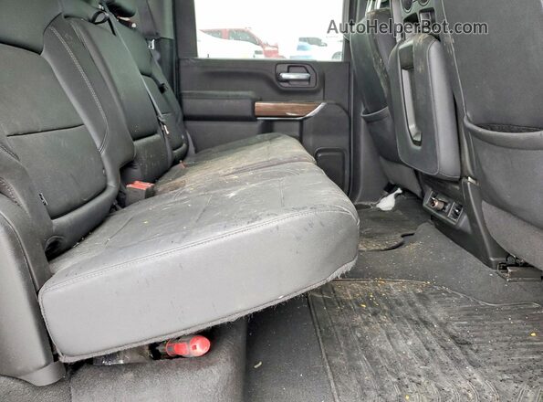 1GC4YTEY6NF209659 2022 CHEVROLET SILVERADO Black Հետևի նստատեղերի տեսք