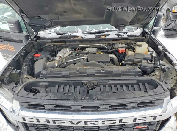 1GC4YTEY6NF209659 2022 CHEVROLET SILVERADO Black Սալոնի հետևի տեսք