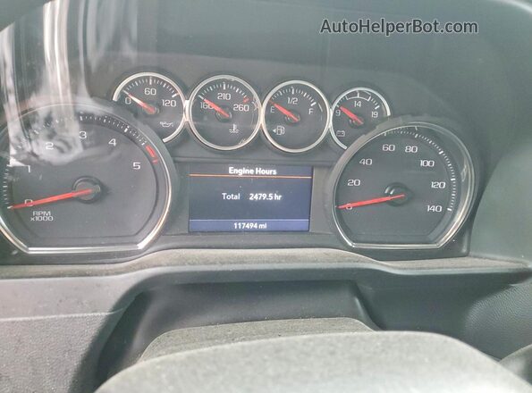 1GC4YTEY6NF209659 2022 CHEVROLET SILVERADO Black Սարքավորումների վահանակի տեսք