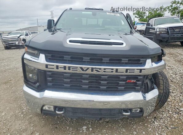 1GC4YTEY6NF209659 2022 CHEVROLET SILVERADO Black Դիմացի տեսք