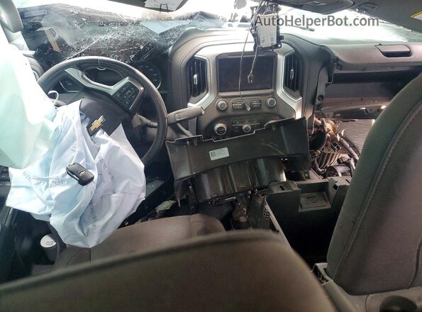 1GC4YUEY7NF324812 2022 CHEVROLET SILVERADO Black Dashboard view