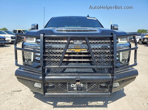 1GC4YVE7XNF137237 2022 CHEVROLET SILVERADO Black Вид спереду