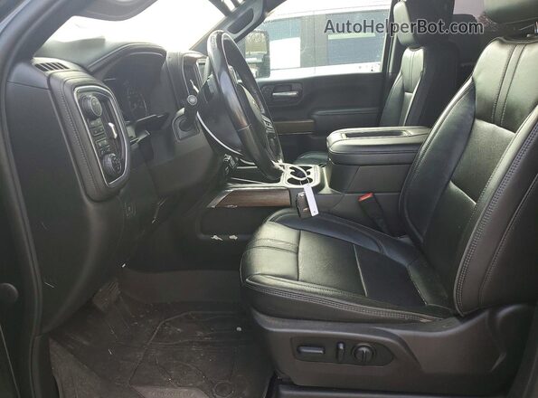 1GC4YVEY1NF319711 2022 CHEVROLET SILVERADO Black Вид салону спереду