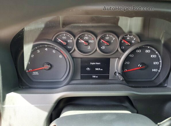 1GC5KME72TF128206 2026 CHEVROLET SILVERADO Black Widok zestawu wskaźników