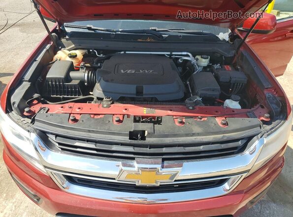1GCGSBE31G1191620 2016 CHEVROLET COLORADO Orange Vista interior trasera