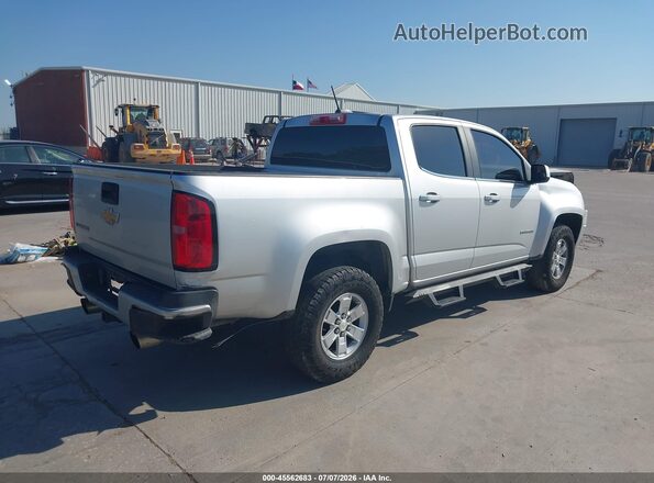 1GCGSBE34G1182586 2016 CHEVROLET COLORADO Серебряный Задняя правая четверть