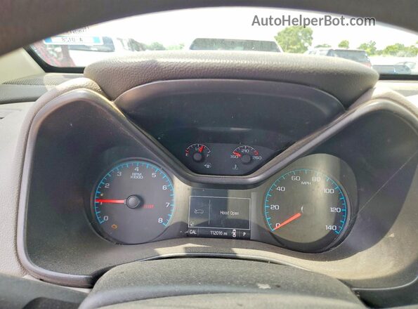 1GCGSBE37G1391322 2016 CHEVROLET COLORADO Белый Вид щитка приборов