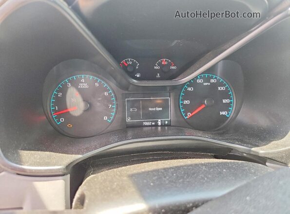 1GCGSBE38G1375212 2016 CHEVROLET COLORADO Gray Vista del cuadro de instrumentos