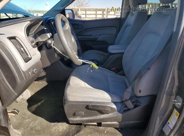 1GCGSBEA2G1164473 2016 CHEVROLET COLORADO Gray Вид салону спереду
