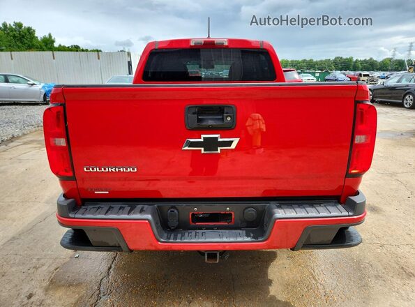 1GCGSBEA2K1195134 2019 CHEVROLET COLORADO Red უკანა ხედი