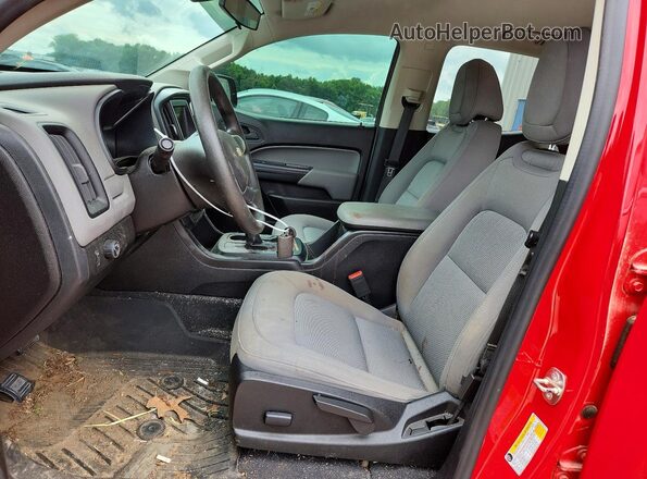 1GCGSBEA2K1195134 2019 CHEVROLET COLORADO Red წინა სალონის ხედი