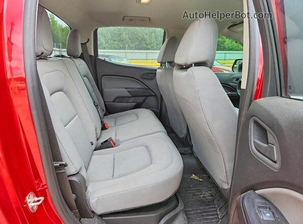 1GCGSBEA2K1195134 2019 CHEVROLET COLORADO Red უკანა სავარძლების ხედი