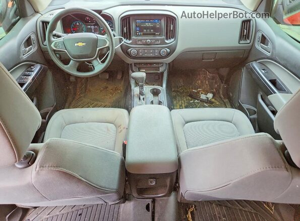 1GCGSBEA2K1195134 2019 CHEVROLET COLORADO Red წინა პანელის ხედი