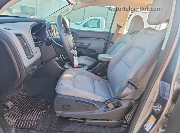 1GCGSBEA2N1262349 2022 CHEVROLET COLORADO Gray Вид салону спереду