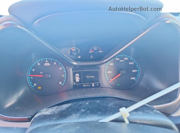 1GCGSBEA2N1262349 2022 CHEVROLET COLORADO Gray Вид щитка приладів
