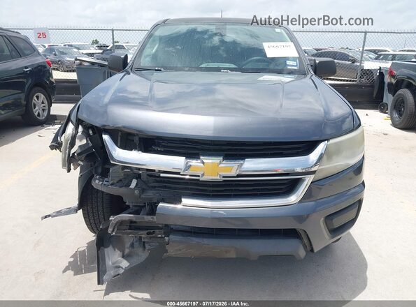1GCGSBEA4G1149537 2016 CHEVROLET COLORADO Gray Вид щитка приладів