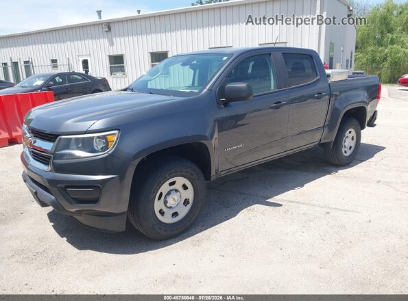 1GCGSBEA4H1250126 2017 CHEVROLET COLORADO Gray წინა მარცხენა ხედი სამი მეოთხედიდან