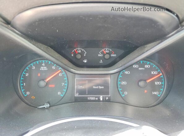 1GCGSBEA4J1328717 2018 CHEVROLET COLORADO Silver Սարքավորումների վահանակի տեսք