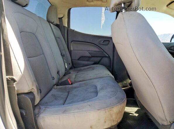 1GCGSBEA4K1150129 2019 CHEVROLET COLORADO White Rear seats view