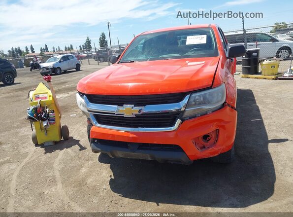 1GCGSBEA5K1118855 2019 CHEVROLET COLORADO Orange Vista del cuadro de instrumentos