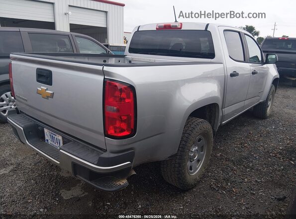 1GCGSBEA6J1258122 2018 CHEVROLET COLORADO Silver Задня права чверть