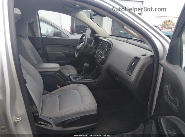 1GCGSBEA6J1258122 2018 CHEVROLET COLORADO Silver Вид салону спереду