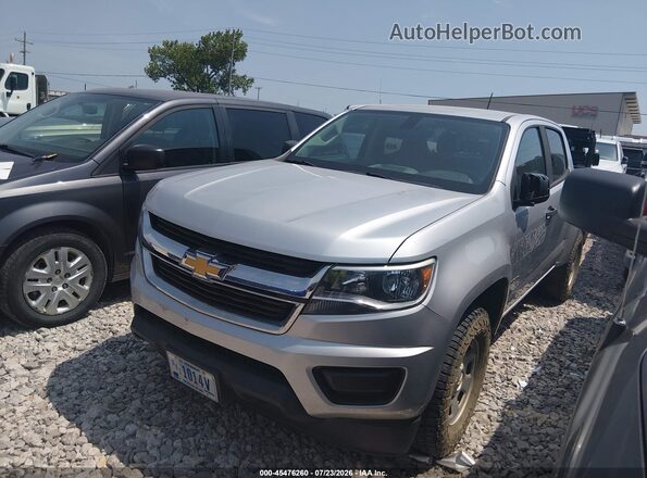 1GCGSBEA6J1258122 2018 CHEVROLET COLORADO Silver Передня ліва чверть